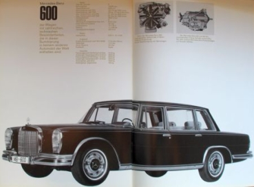 Mercedes-Benz Personenwagen Modelprogram 1967 Carbrochure (4947)